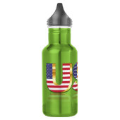 USA-vlag waterfles (Links)