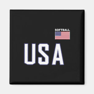Usa Vlag Zachte Zak Team Jersey Cadeau Top Tee Magneet