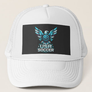 USA Voetbal Adelaar Neon Trucker Hoed Pet