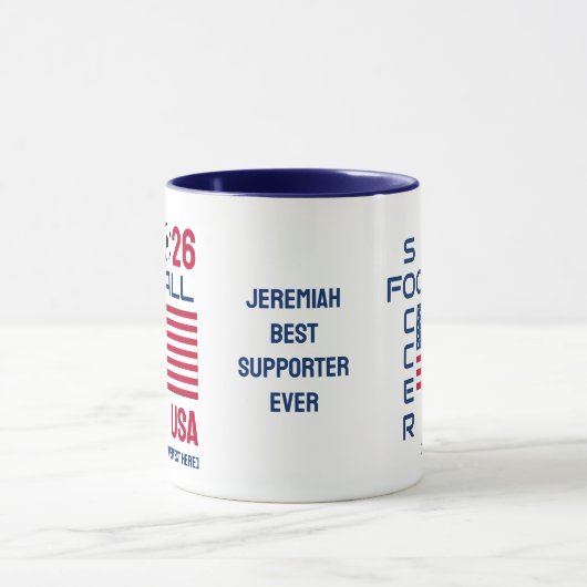 USA Voetbal Custom 2026 ELK JAAR Mok (Midden)