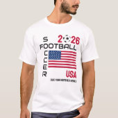 USA Voetbal Custom 2026 ELK JAAR T-shirt (Voorkant)