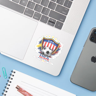 USA Voetbal Fan American Football Kleding Cadeau Sticker