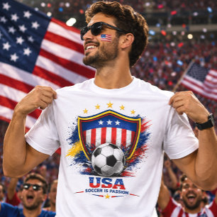USA Voetbal Fan American Football Kleding Cadeau T-shirt