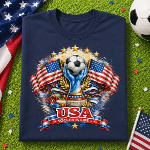 USA Voetbal Fan American Football Kleding Cadeau T-shirt