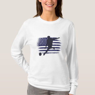 USA Voetbal Fan Jersey Shirt Amerikaanse Vlag