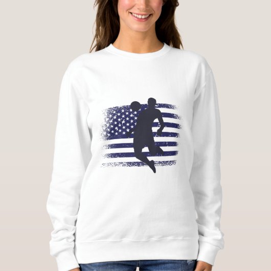 USA Voetbal Fan Jersey Shirt Amerikaanse Vlag (Voorkant)
