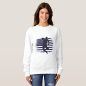 USA Voetbal Fan Jersey Shirt Amerikaanse Vlag (Voorkant volledig)