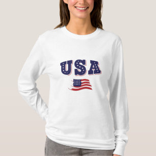 USA Voetbal Fan Jersey Shirt Amerikaanse Vlag