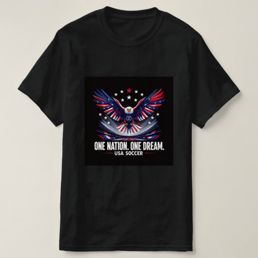 USA Voetbal Fan T-Shirt (Design voorkant)