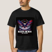 USA Voetbal Fan T-Shirt (Voorkant)