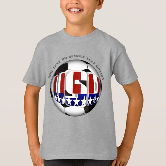 USA Voetbal Sport T-shirt (Voorkant)