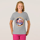 USA Voetbal Sport T-shirt (Voorkant volledig)
