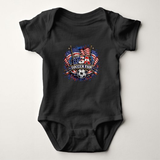 USA VOETBALFAN | Amerikaans Romper (Voorkant)