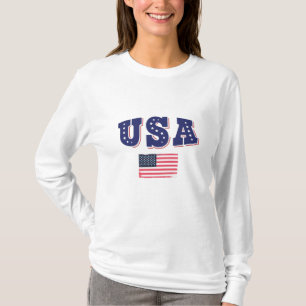 USA Voetbalfan Jersey Shirt Amerikaanse Vlag