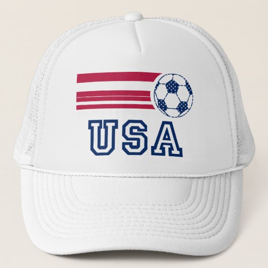 USA Voetbalpet Trucker Pet (Voorkant)