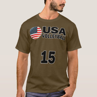 USA Volleybal 15 Tshirt Design