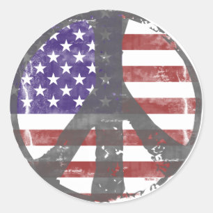 USA Vrede stickers