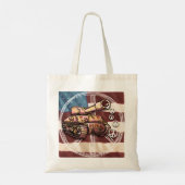 USA Vredestank  Tote Bag (Achterkant)