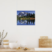 USA, WA, Heather Meadows RA. Shuksan monteren op Poster (Keuken)