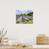 USA, WA, Sequim, Paars Haze Lavender Boerderij Poster (Keuken)