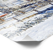 USA, Washington, Methow Valley, Barns in Foto Afdruk (Hoek)