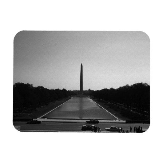 USA Washington Monument 1970 Magneet (Horizontaal)