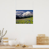 USA, Washington, Mt. Rainier National Park. Poster (Keuken)
