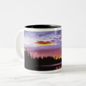 USA, Washington, Mt. Rainier National Park Tweekleurige Koffiemok (Voorkant links)