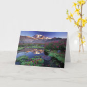 USA, Washington, Mt. Rainier NP, sunrise Kaart (Gele Bloem)