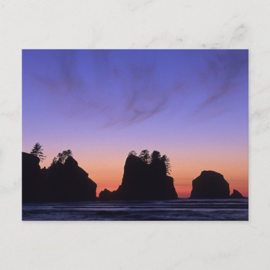 USA, Washington, Olympic National Park, Shi-shi Briefkaart (Voorkant)