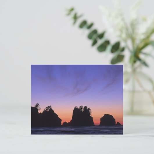 USA, Washington, Olympic National Park, Shi-shi Briefkaart (Staand voorkant)