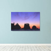 USA, Washington, Olympic National Park, Shi-shi Canvas Afdruk (Insitu (Houten vloer))