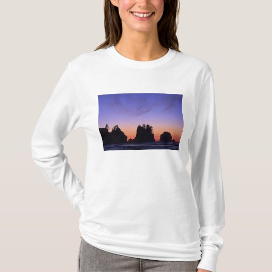 USA, Washington, Olympic National Park, Shi-shi T-shirt (Voorkant)