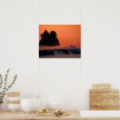 USA, Washington, Olympic National Park, Zee Poster (Keuken)