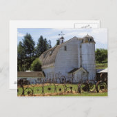 USA, Washington, Pullman, Barn Briefkaart (Voorkant / Achterkant)