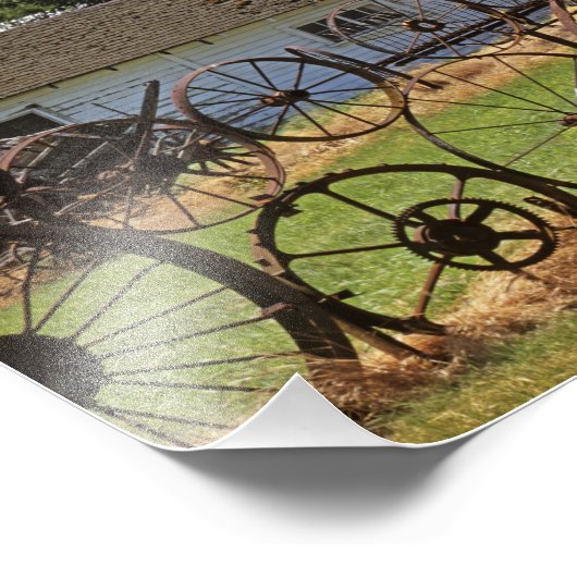 USA, Washington, Pullman, Barn Foto Afdruk (Hoek)