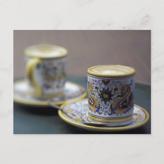 USA, Washington, Seattle, Espresso drink in 2 Briefkaart (Voorkant)