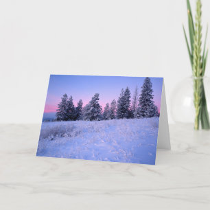 USA, Washington, Spokane County, Browne Mountain Feestdagen Kaart