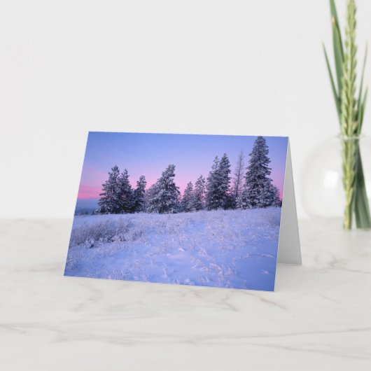 USA, Washington, Spokane County, Browne Mountain Feestdagen Kaart (Voorkant)