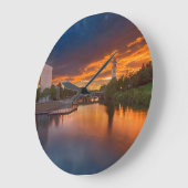 USA, Washington, Spokane, Riverfront Park Grote Klok (Hoek)