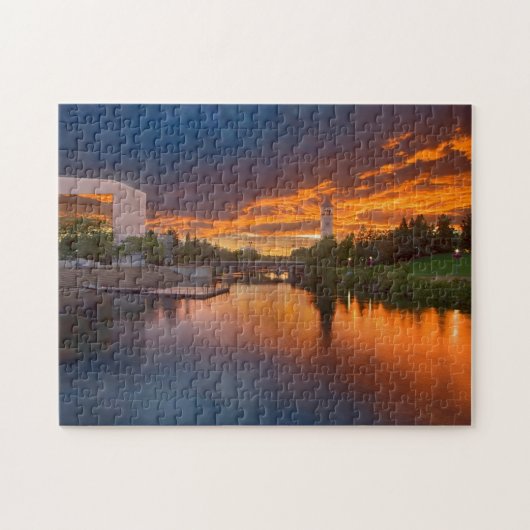USA, Washington, Spokane, Riverfront Park Legpuzzel (Horizontaal)