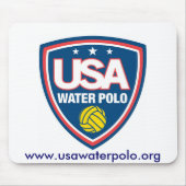 USA Water Polo Mousepad Muismat (Voorkant)