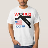 USA Wereld Voetbal T-Shirt (Voorkant)
