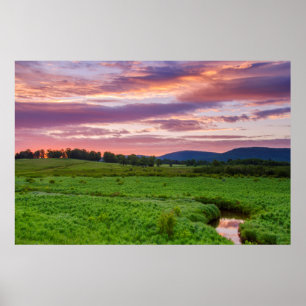 USA, West Virginia, Davis. Landscape Poster
