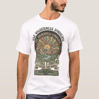 USA Wilderness Syndicate – Mountain Horizon T-Shir T-shirt