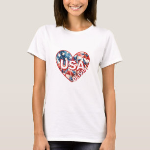 USA Women Add Name T-shirt