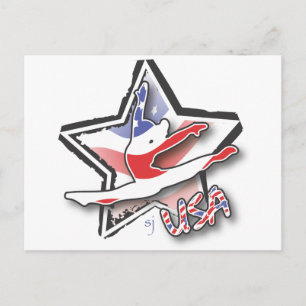 USA Women's Gymnastics Briefkaart