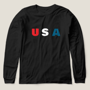 USA Woorden Met Kleur T-shirt