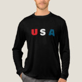 USA Woorden Met Kleur T-shirt (Voorkant volledig)