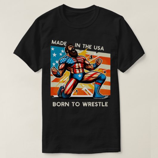 USA Wrestling T-shirt (Design voorkant)